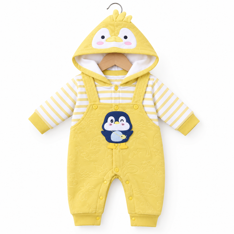 Baby Romper - Cartoon & Lining