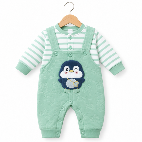 Baby Romper - Cartoon & Lining