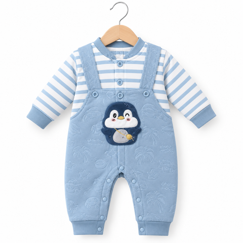 Baby Romper - Cartoon & Lining