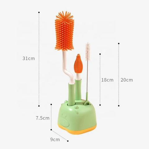 Rotating Bottle Brush Set