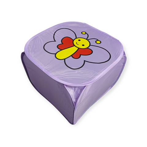 Laundry Basket - Purple Butterfly