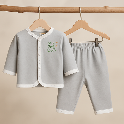Night Suit - Gray Design - My Baby