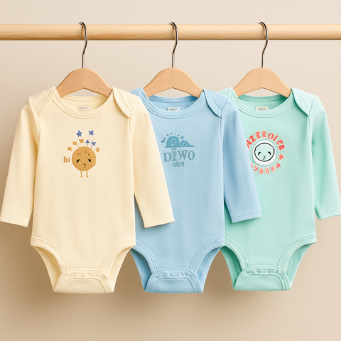 Pack of 3 Baby Suits -  Cartoon