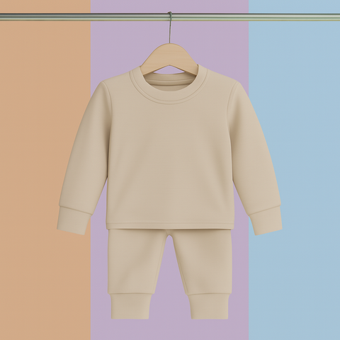 Next Baby - Round Neck & Pajama - Skin
