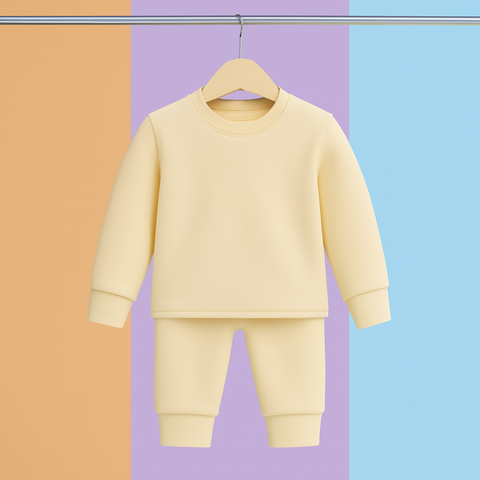 Next Baby - Round Neck & Pajama - Yellow