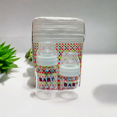 Mini Dots Feeder Cover With Bottles