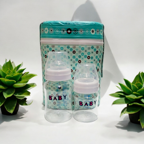 Flowers Feeder Cover With Bottles