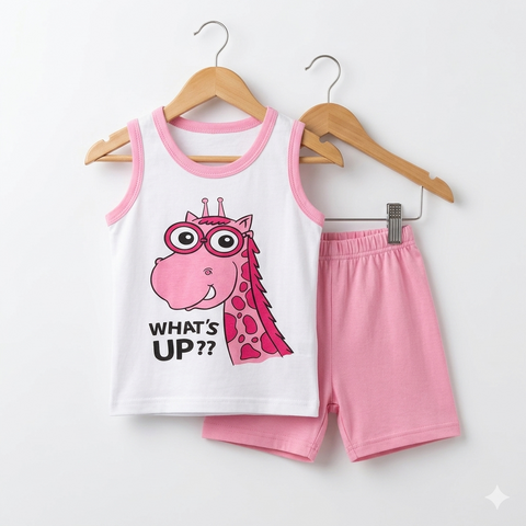 Sando & Nicker - Pink - Giraffe