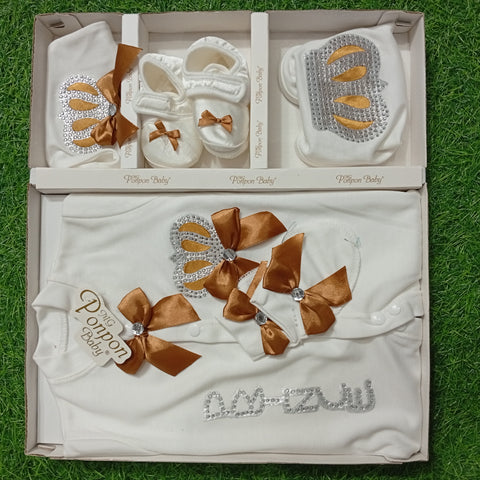 5 Pieces Romper Gift Set - Prince