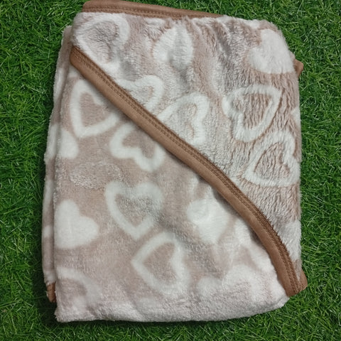 Plush Wrapping Sheet - Hearts