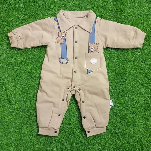Winter - Premium Romper - Bear Brown
