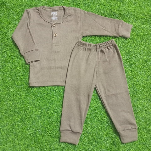 Next - Long Sleeve Shirt & Pent - Brown