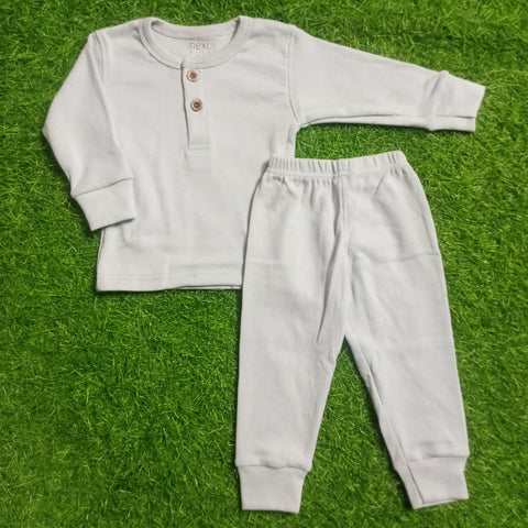 Next - Long Sleeve Shirt & Pent - Light Blue Suit