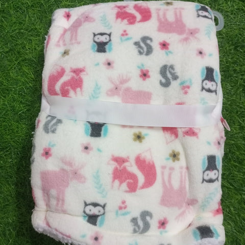 Imported Super Soft Baby Blanket with Neck Pillow