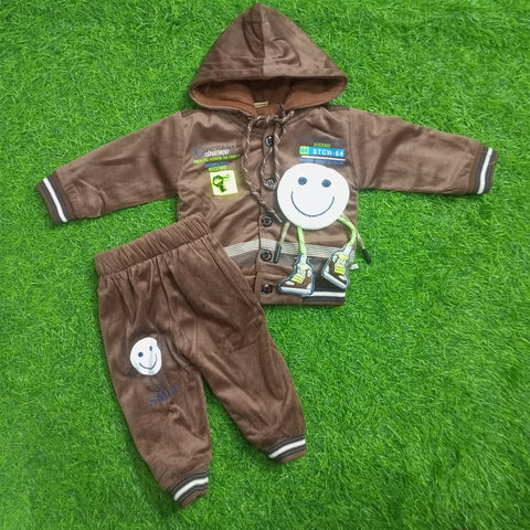 Winter - Hoodie & Trouser - Smiley Brown