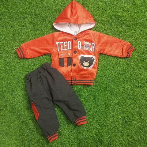 Winter - Hoodie & Trouser - Bear Orange