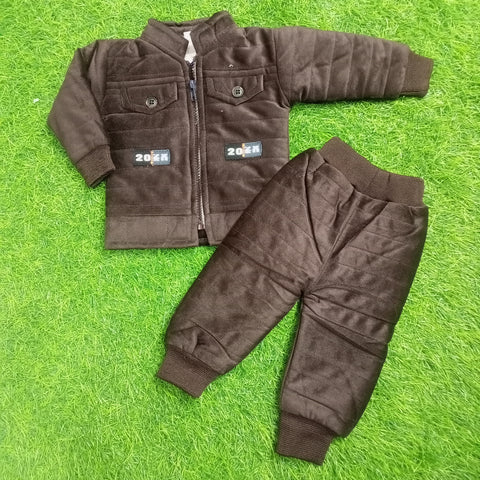 Winter - Shirt & Trouser - Brown Design 02