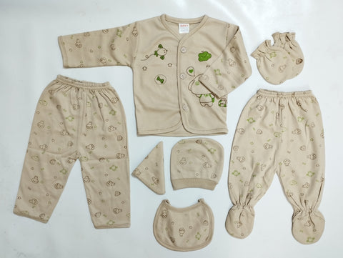 SB - 7 Pieces Cartoon Gift Set - Light Brown