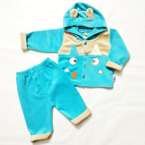 SB - Hoodie & Trouser - Cartoon Blue