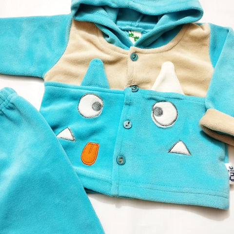 SB - Hoodie & Trouser - Cartoon Blue