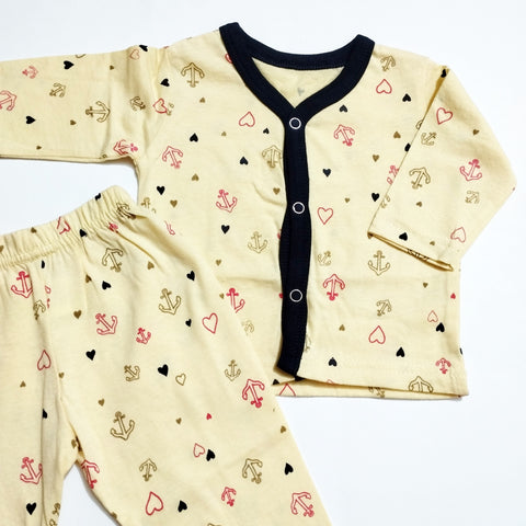 SB - Night Suit - Yellow Anchors- N2417