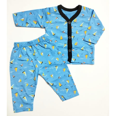 SB - Night Suit - Blue Ships - N2423