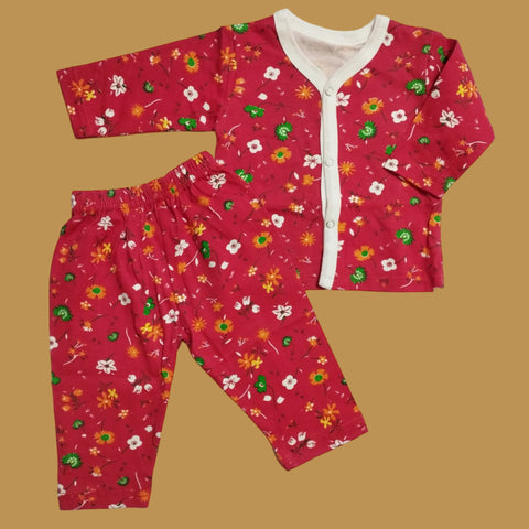 SB - Night Suit - Red Flowers - N2432