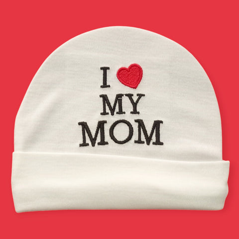 I love Mom Cap - White