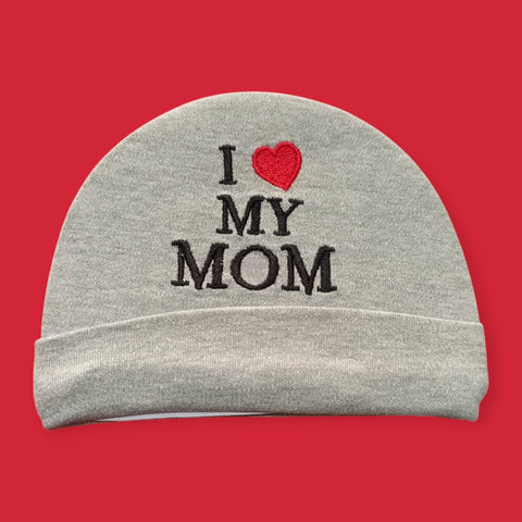 I love Mom Cap - Gray