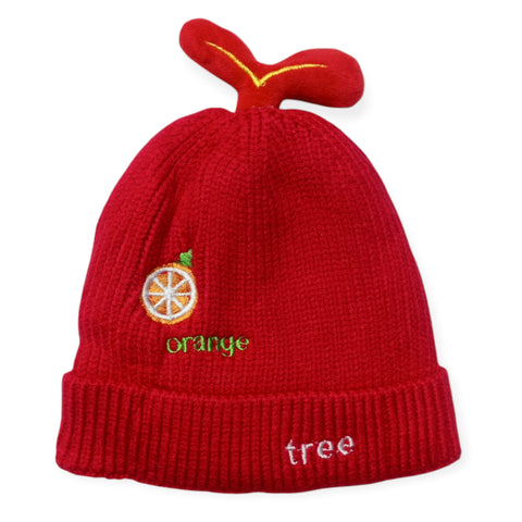 Winter Baby Caps - Orange