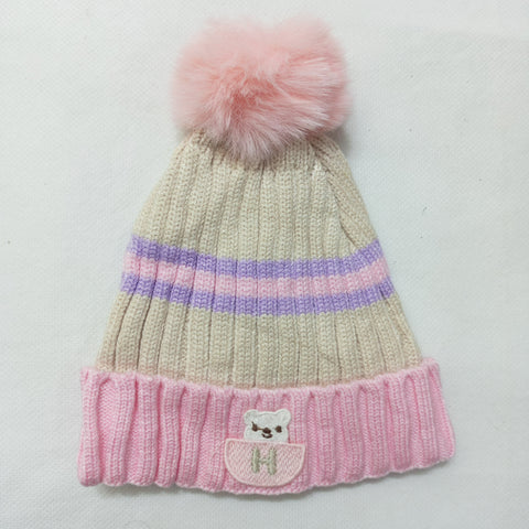 Winter Baby Caps - Bear