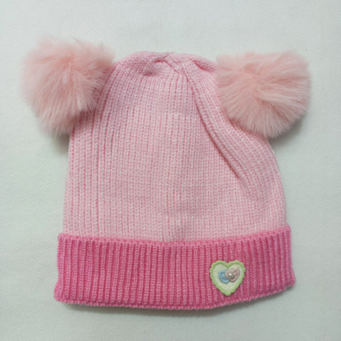 Winter Baby Caps - Hearts