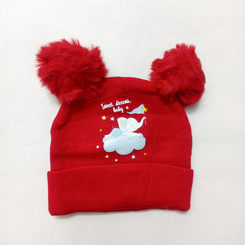 Winter Baby Caps - Elephants