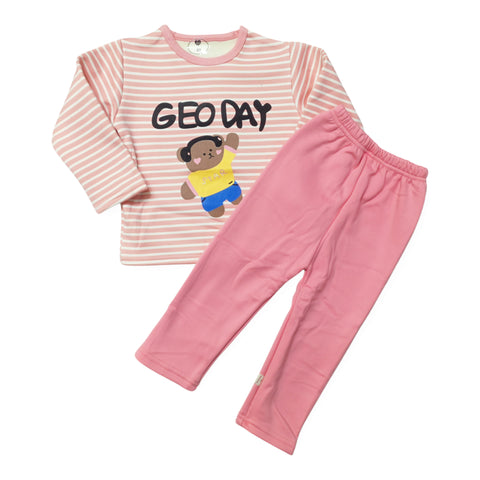 Printed Set - Pink Lining