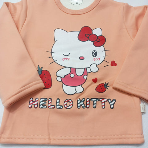 Printed Set - Peach - Hello Kitty