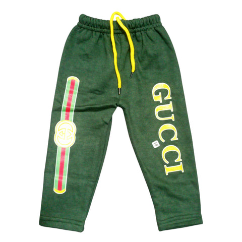 Fleece Trousers - Green Design 1
