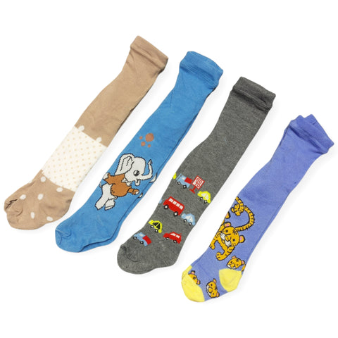 Pack of 4 for Boys Leggings - Mix Print