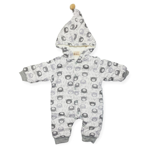 Premium Romper Bears - Gray