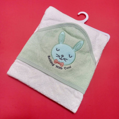 Baby Hooded Towel - Cartoon - Design 1