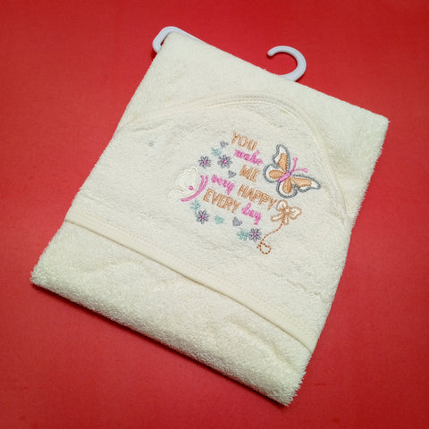 Baby Hooded Towel - Design 3