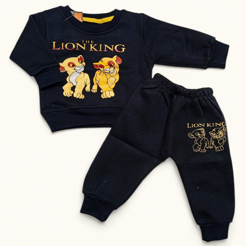 Kids Sweatshirt and Trouser - Lion - Blue
