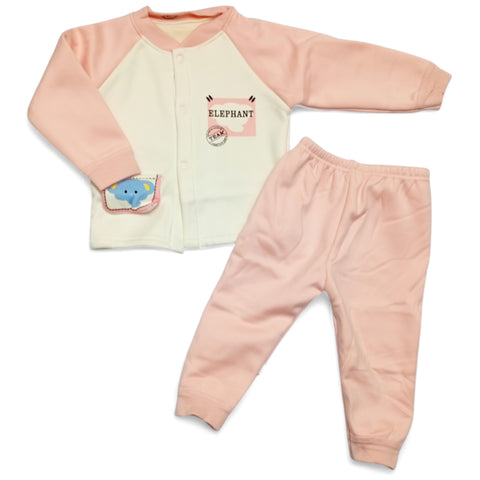 Winter - Shirt & Trouser - Elephant Pink