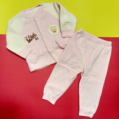 Winter - Shirt & Trouser - Bear Pink