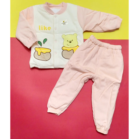 Winter - Shirt & Trouser - Bear Pink