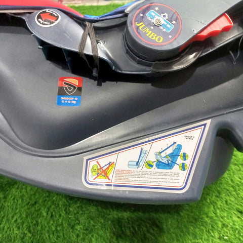 Jumbo Carry Cot - Blue - Design 1