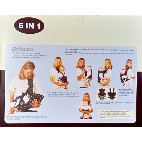 6 In 1 Baby Carrier - Baby Care