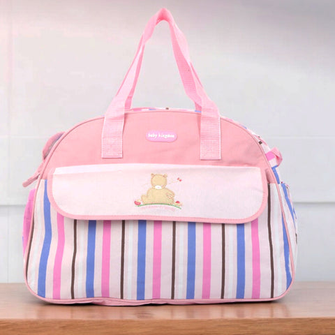D-Shape Diaper Bag - Stripes