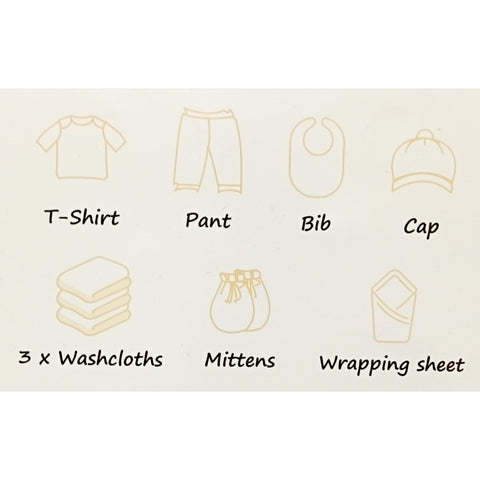 Newborn Baby 9 Pieces Gift Set - Bear Hug