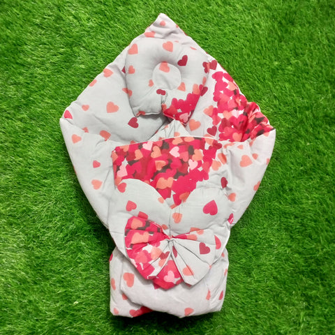 Ribbon Carry Nest - Red Hearts