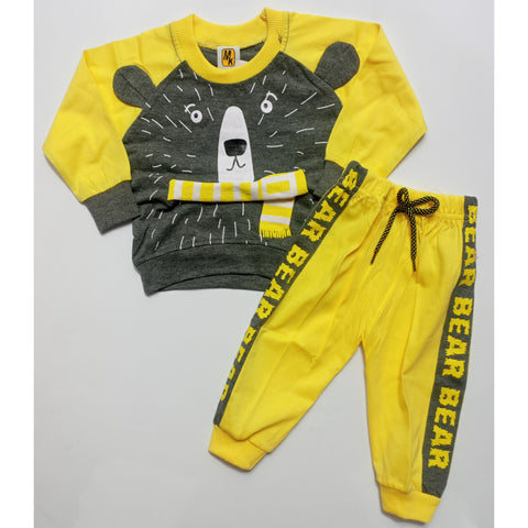 Bear Track Suit - Yellow
